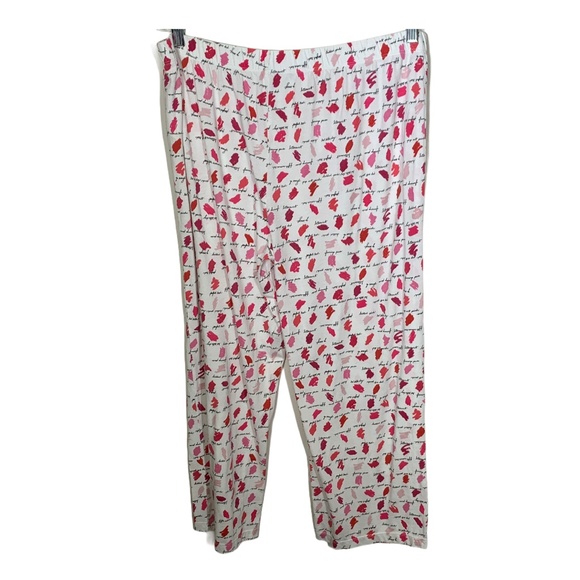 Kate Spade Womens Pajamas Set Button Top Crop Pant - Picture 7 of 10
